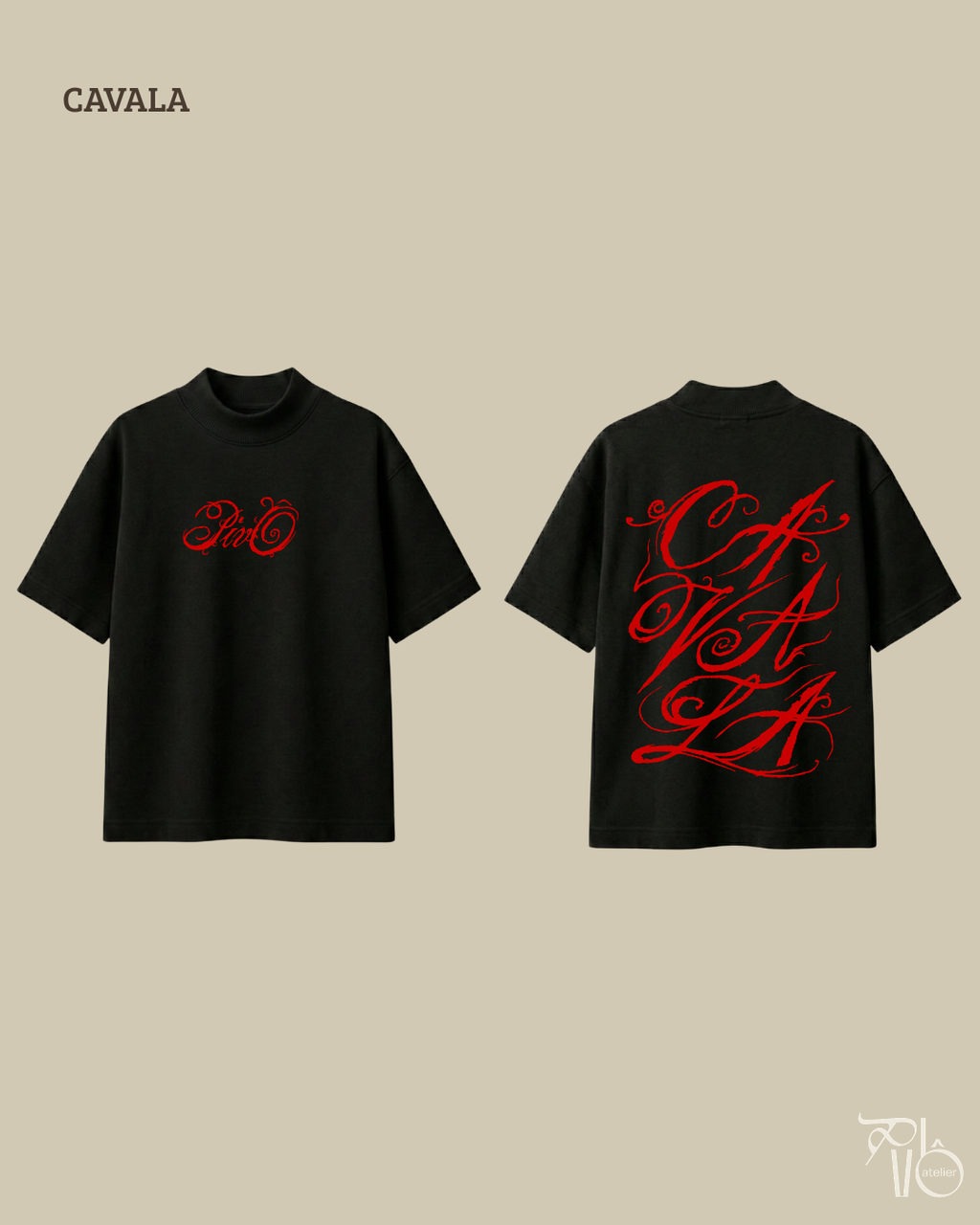 Camiseta heavy OVERtee cavala