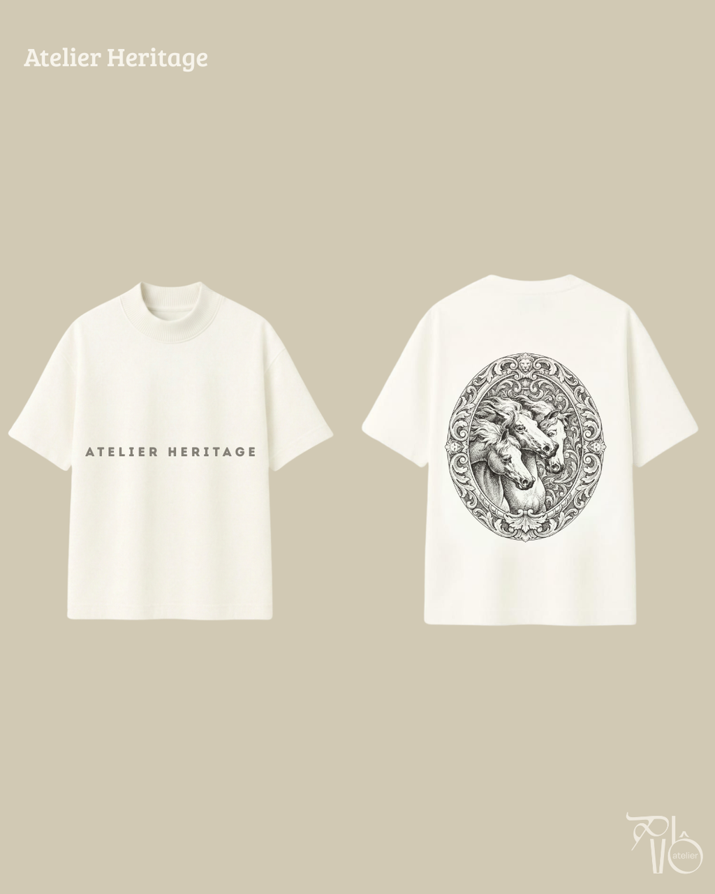 Camiseta heavy OVERtee atelier heritage