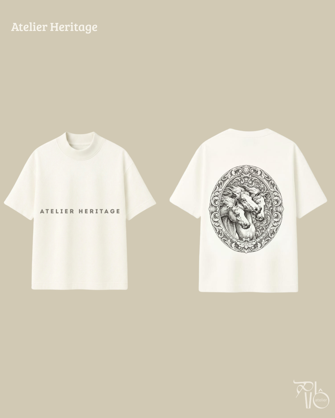 Camiseta heavy OVERtee atelier heritage