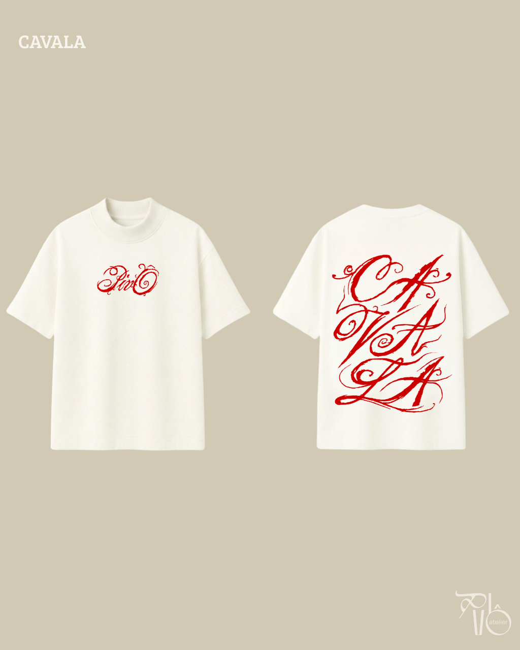 Camiseta heavy OVERtee cavala