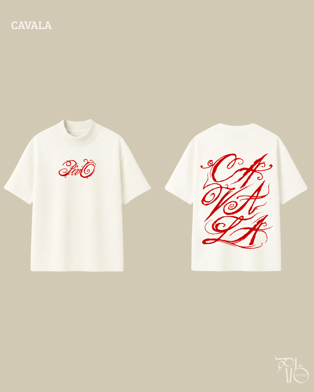 Camiseta heavy OVERtee cavala