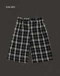 PLAID JORTS