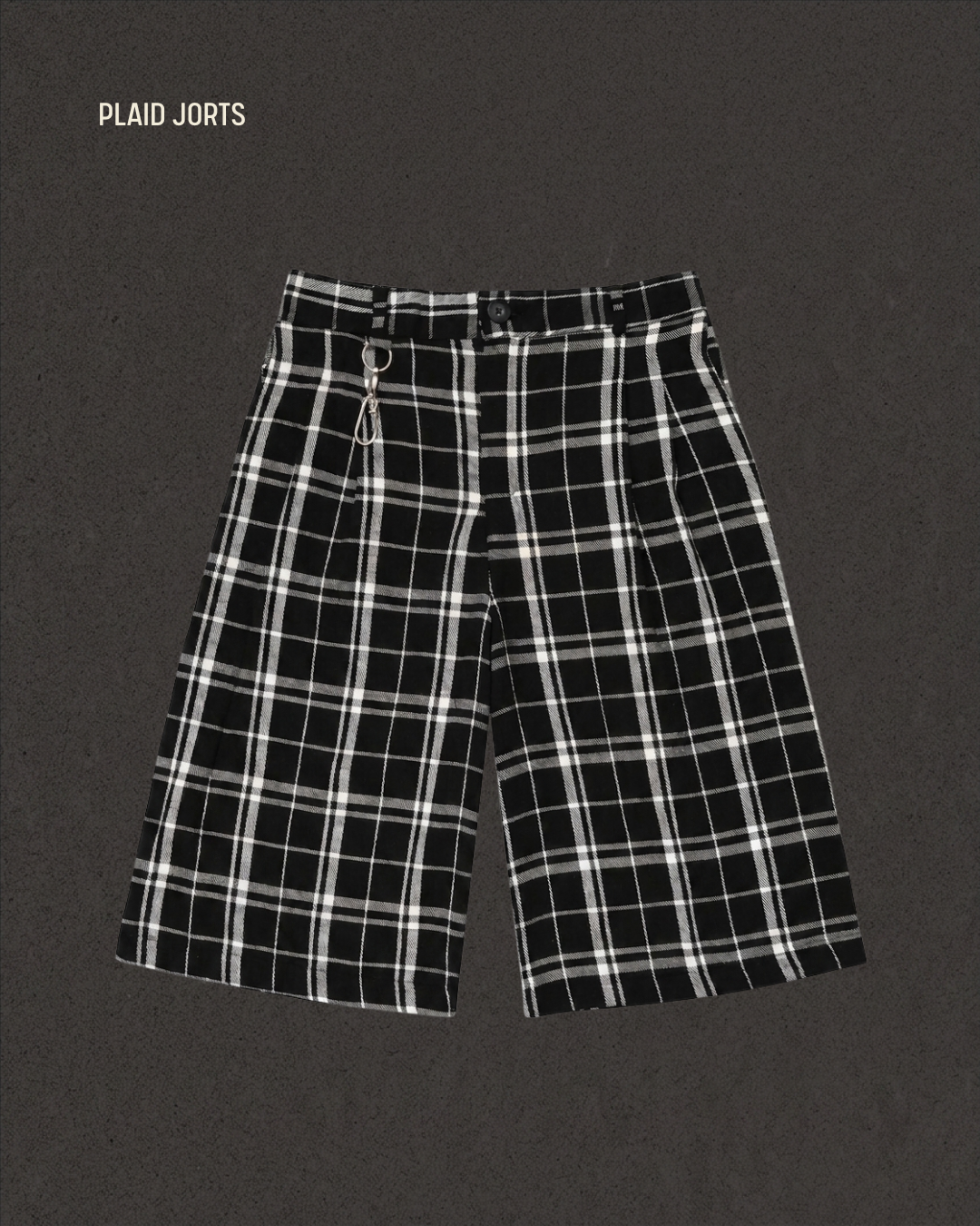 PLAID JORTS