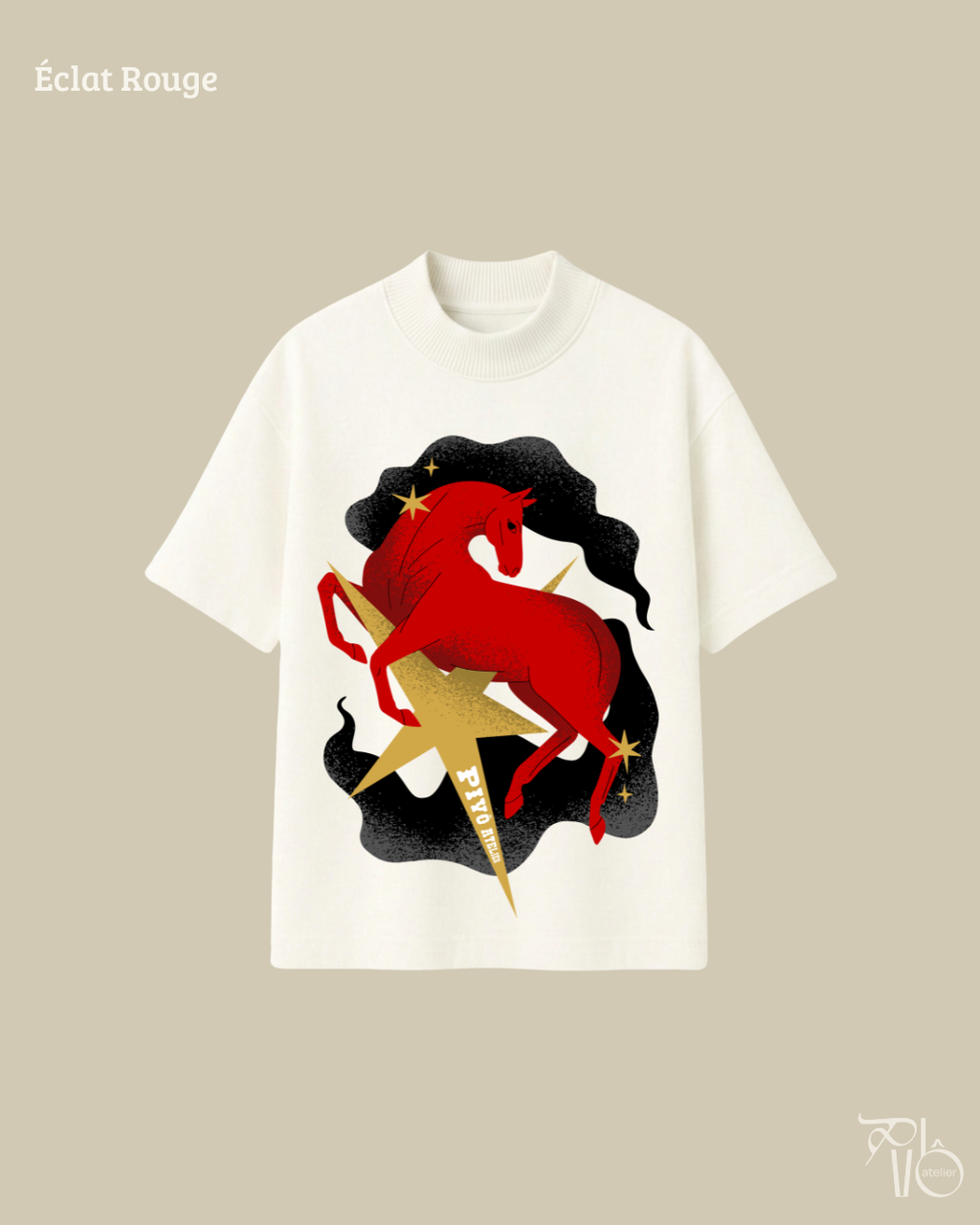 Camista heavy OVERtee Éclat Rouge
