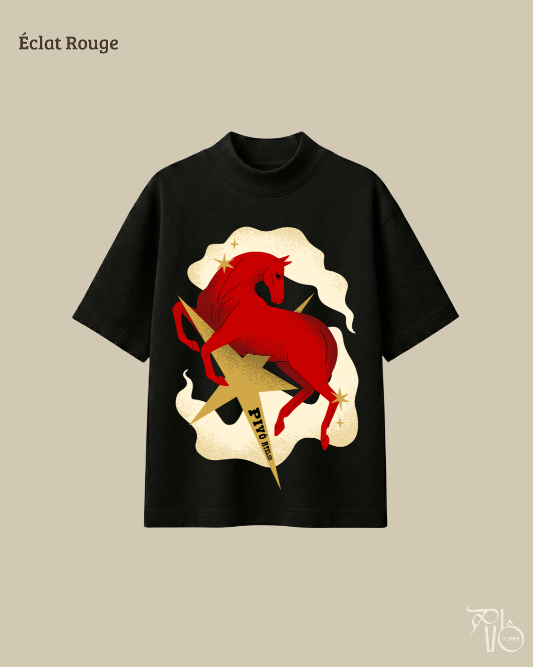 Camista heavy OVERtee Éclat Rouge