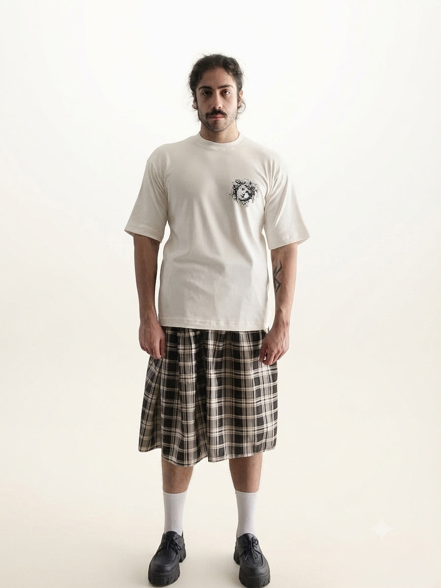 SAIA MIDI PLAID